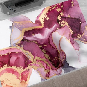 Rosa Marmor Teppich, Teppich, Handgeknüpfter Teppich, Handgeknüpfter Teppich, Teppich, Designteppich, Designteppich, Dünner Teppich,