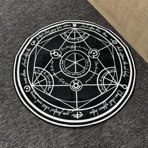 FMA Transmutation Rugs, Full Metal Transmutation Rugs, FMA Rugs, Modern Rugs, Entry Rug, Living Room Rug, Easy To Clean Rug, Salon Rug, image 2