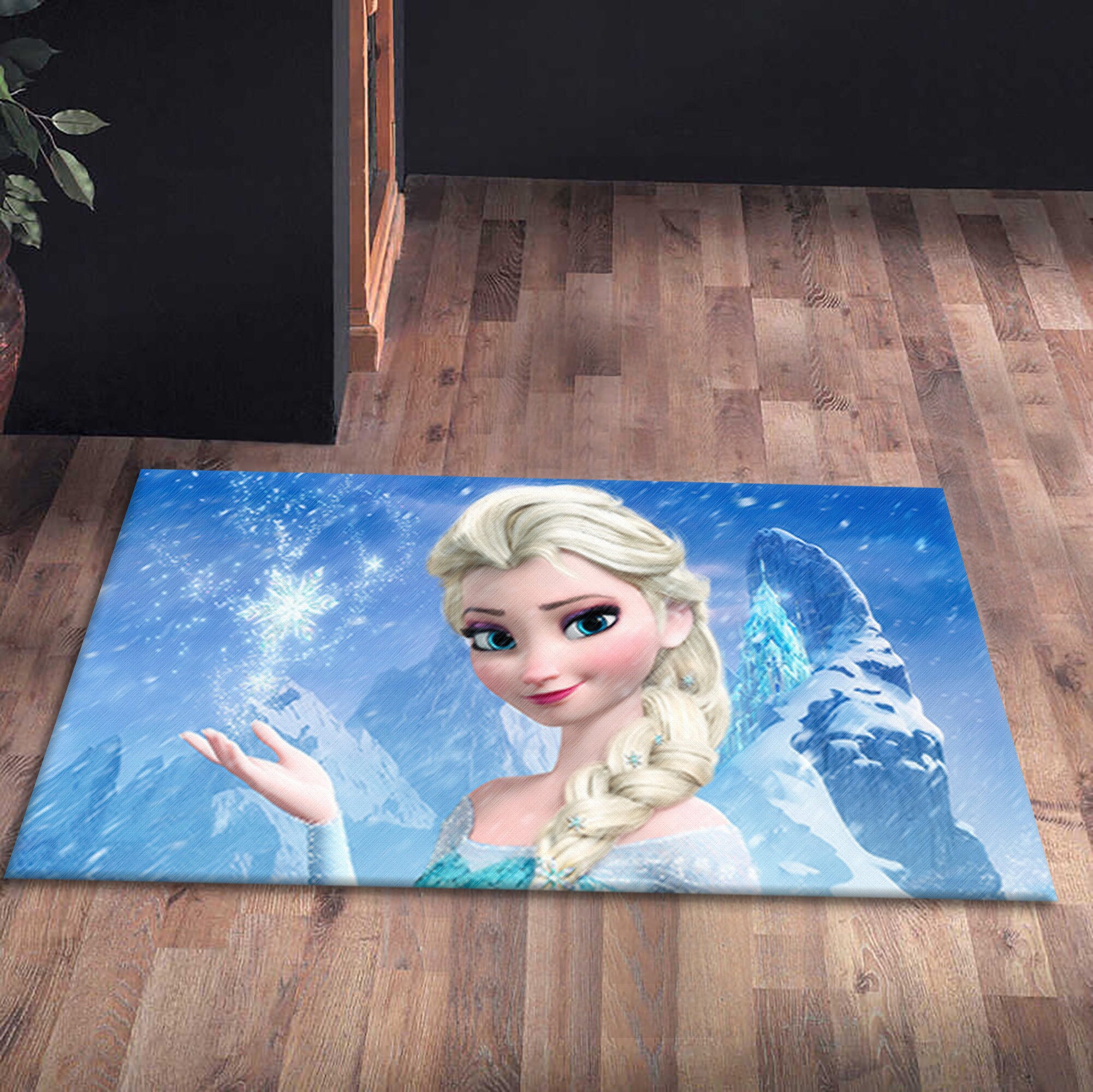 Discover Elsa Rug, Children Room Rug, Frozen Queen Rug, Kids Rug, Outdoor Rug, Pattern Rug, Bath Rug, Gift For Her, Entry Rug, Area Rug, Thick Rug,