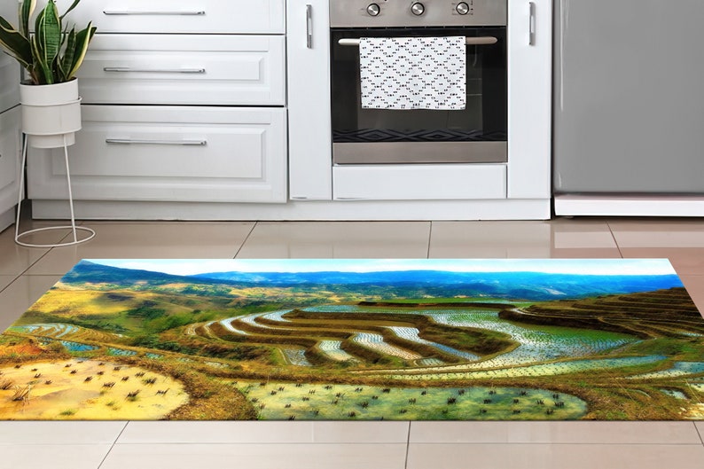 Rectangular Rugs Philippines Banaue Rice Terraces Philippines Rug, Nature View Rugs, Famous Places ...