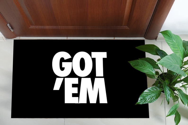 Got Em Rug, Black And White Rugs, Black Rugs, Modern Rug, Gift For The Home, 3D Printed Rug, Custom Rug, Soft Rug, Door Mat, Runner Rug, image 13