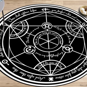 FMA Transmutation Rugs, Full Metal Transmutation Rugs, FMA Rugs, Modern Rugs, Entry Rug, Living Room Rug, Easy To Clean Rug, Salon Rug, image 10