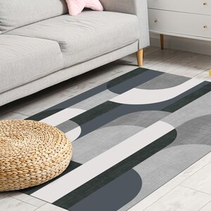 Rug, Black Rugs, Turkish Rugs, Modern Rug, Door Mat, Bathroom Rug, Home Decor Rug, Non Slip Rug, Nursery Rug, Gift Rug, Car Mat, Area Rug,