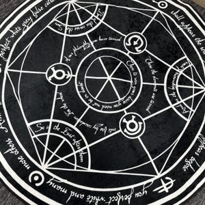 FMA Transmutation Rugs, Full Metal Transmutation Rugs, FMA Rugs, Modern Rugs, Entry Rug, Living Room Rug, Easy To Clean Rug, Salon Rug, image 4