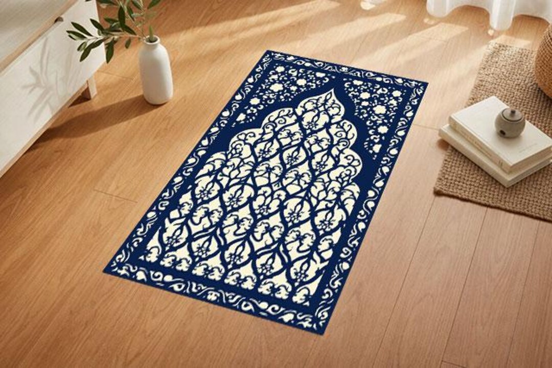 Round Islamic Rug Islamic Prayer Mat, Islamic Graphic Pattern Rugs, Oriental Geometry ...