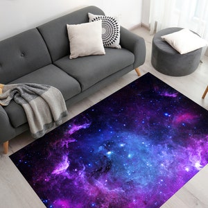 Starry Sky Landscape Rug, Galaxy Rugs, Sky Rugs, Landscape Rug, Non Slip Rug, Classic Rug, Entryway Rug, Easy To Clean Rug, Popular Rug,