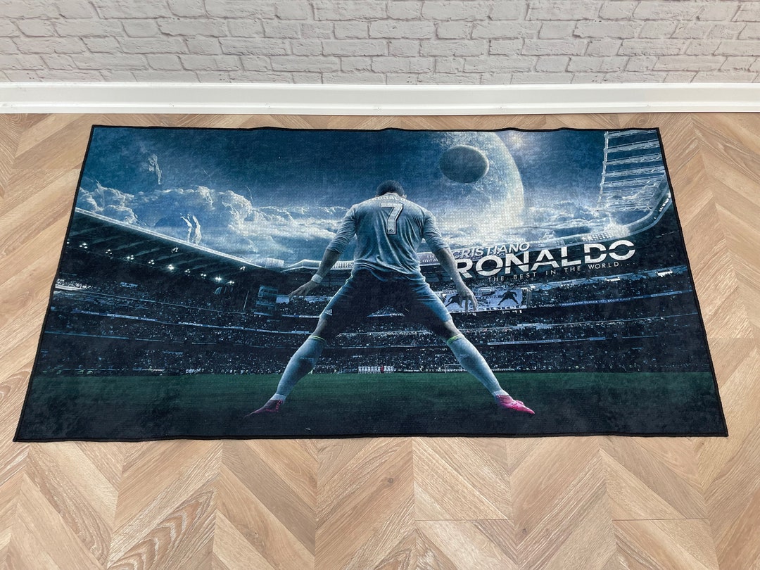 Cristiano Ronaldo Rug, Ronaldo Lover Gift Rugs, Ronaldo Rug, Motivation ...