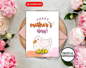 Happy Mother's Day Card,Printable Mother's Day Card,Special Cards for Mother's Day,Print at Home, Mother Day Gift, Digital Mother's Day Card