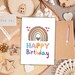 Printable Birthday Card for Kids, Phone Birthday Card,1 St Birthday ...