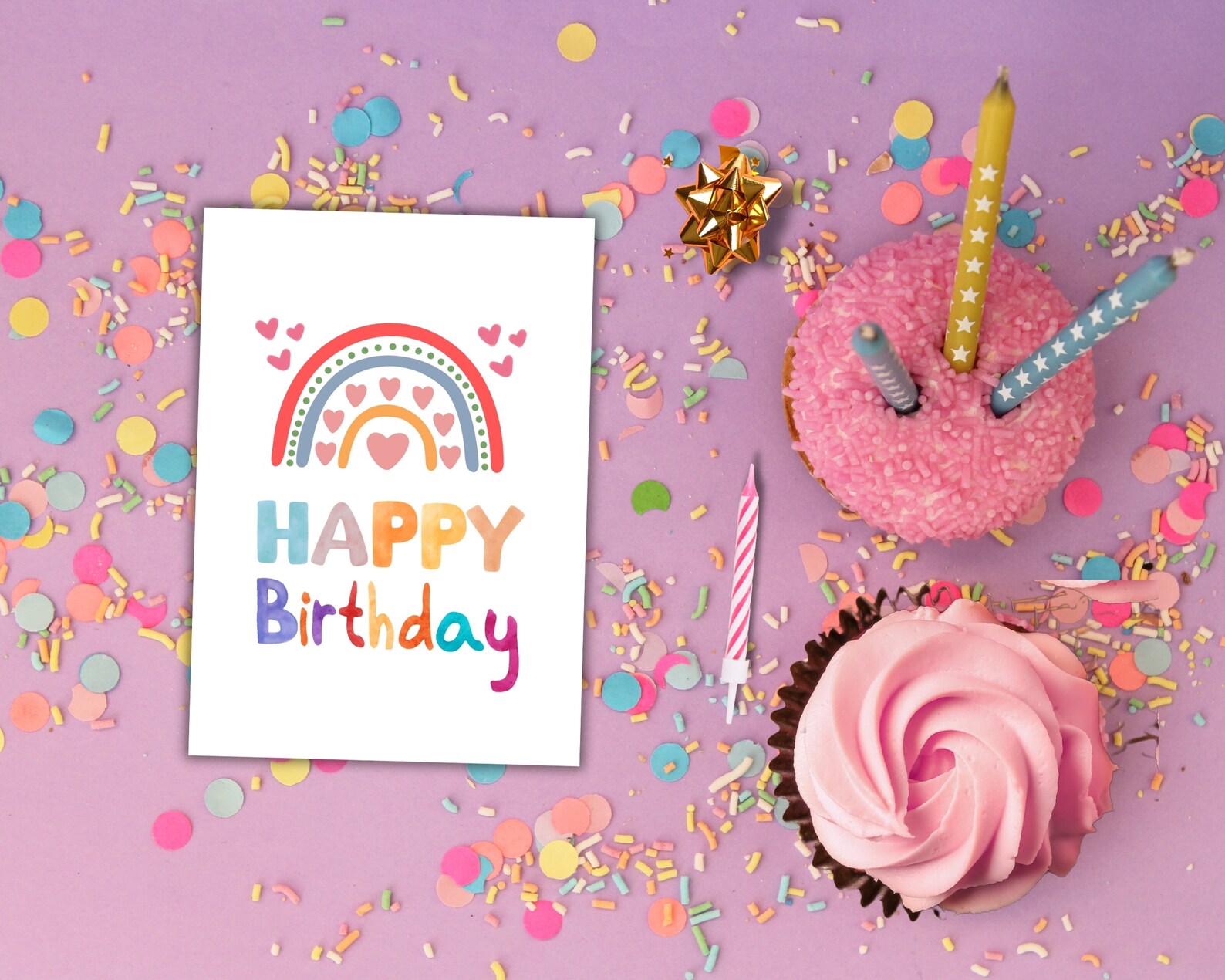Printable Birthday Card for Kids, Phone Birthday Card,1 St Birthday ...