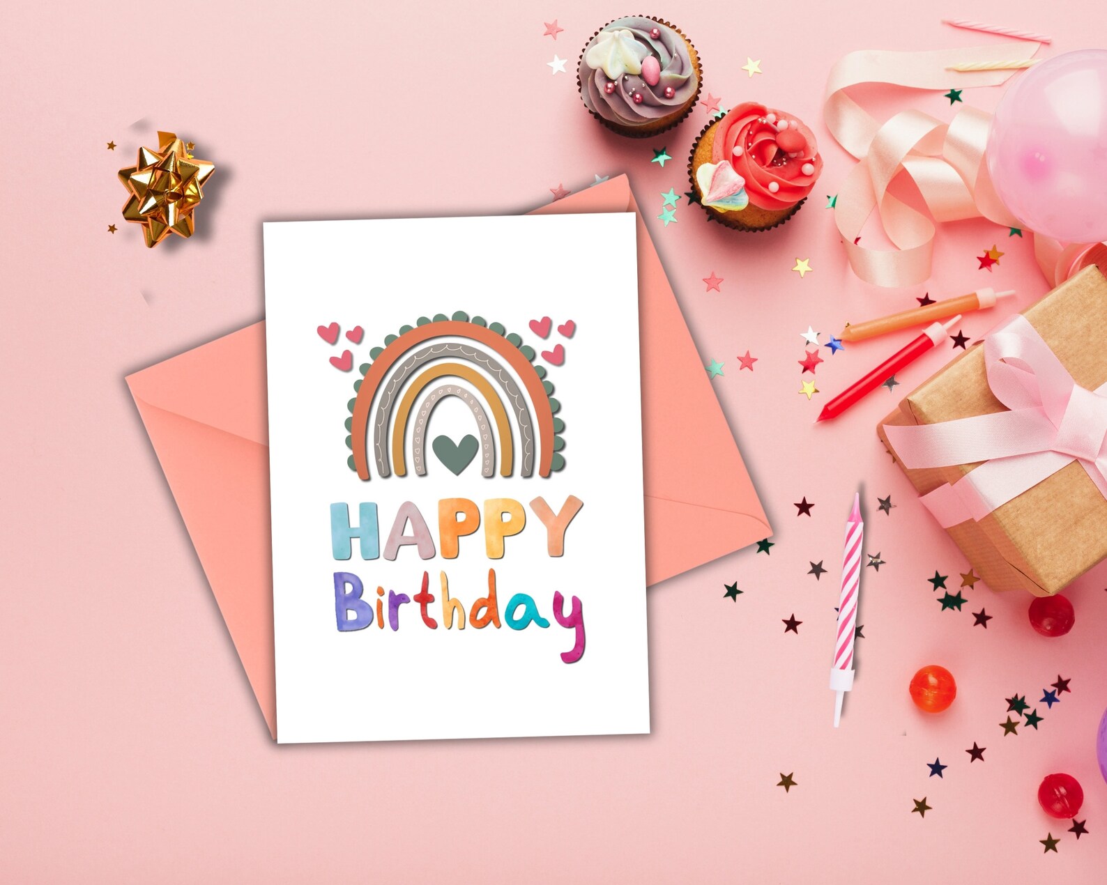 Printable Birthday Card for Kids, Phone Birthday Card,1 St Birthday ...