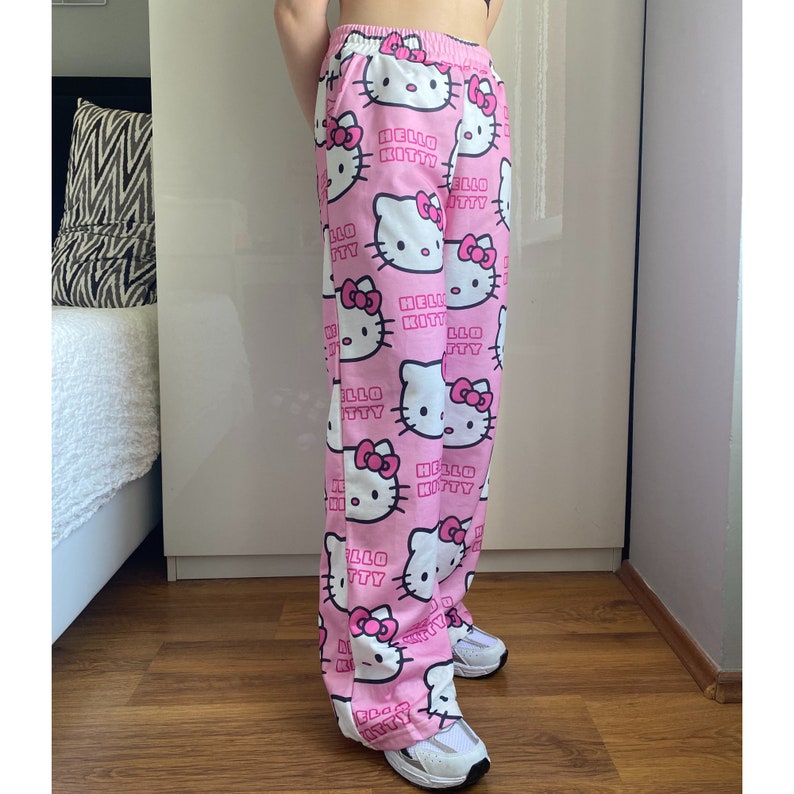 Hello Kitty Pajamas Pantscute and Cozy Kawaii Style Etsy