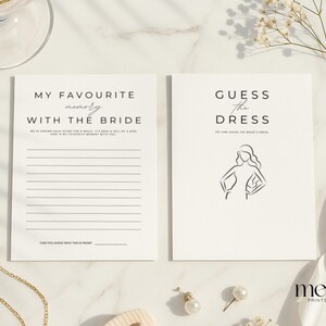 Minimalist Design Hen Do Games Bundle | 6 Printed Hen Party Games (Per Person) image 6