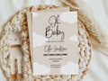 Oh Baby Modern Neutral Cloud Baby Shower Invitations | Gender Reveal Party | Baby Shower Invite | Personalised Invites