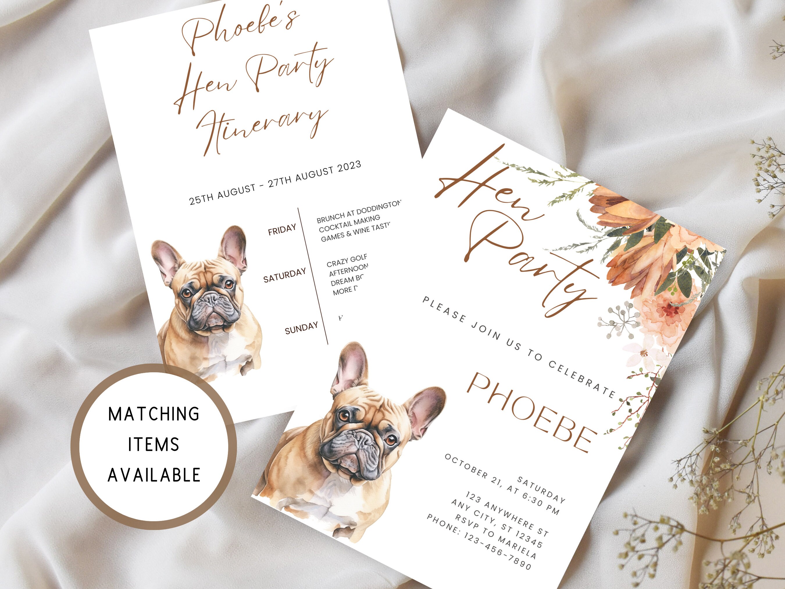 Hen Party Games Printable Pug Hen Do Games Download Dog Etsy