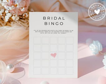Jeu de Bingo Hen Do nuptiale |  Jeu Fête De Poule | Jeu de douche nuptiale | Jeu de l'enterrement de vie de jeune fille | Activité enterrement de vie de jeune fille | Amusement de nuit de poule
