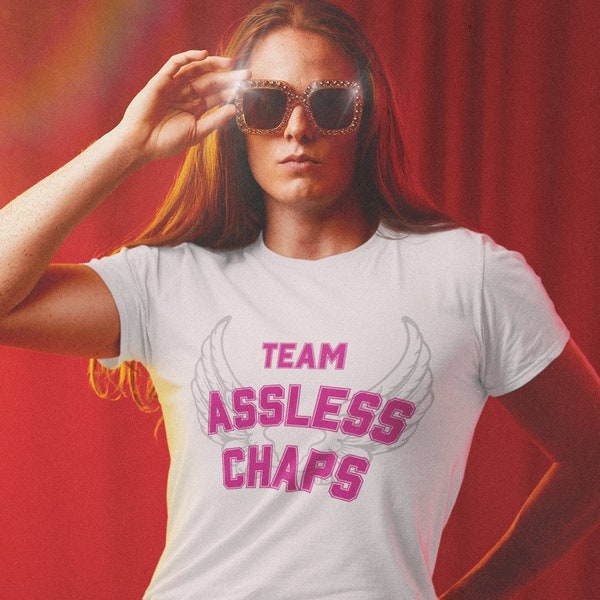 Lassiter Team Assless Chaps Shirt | Black Dagger Brotherhood | Book Boyfriends | Angels | Paranormal Romance Shirt | Spicy Booktok Clothing