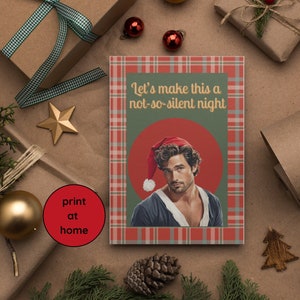 Rude Christmas Card | Cheeky Xmas Greeting | Funny Holiday Card | Naughty Santa Claus | Adult Christmas Gift
