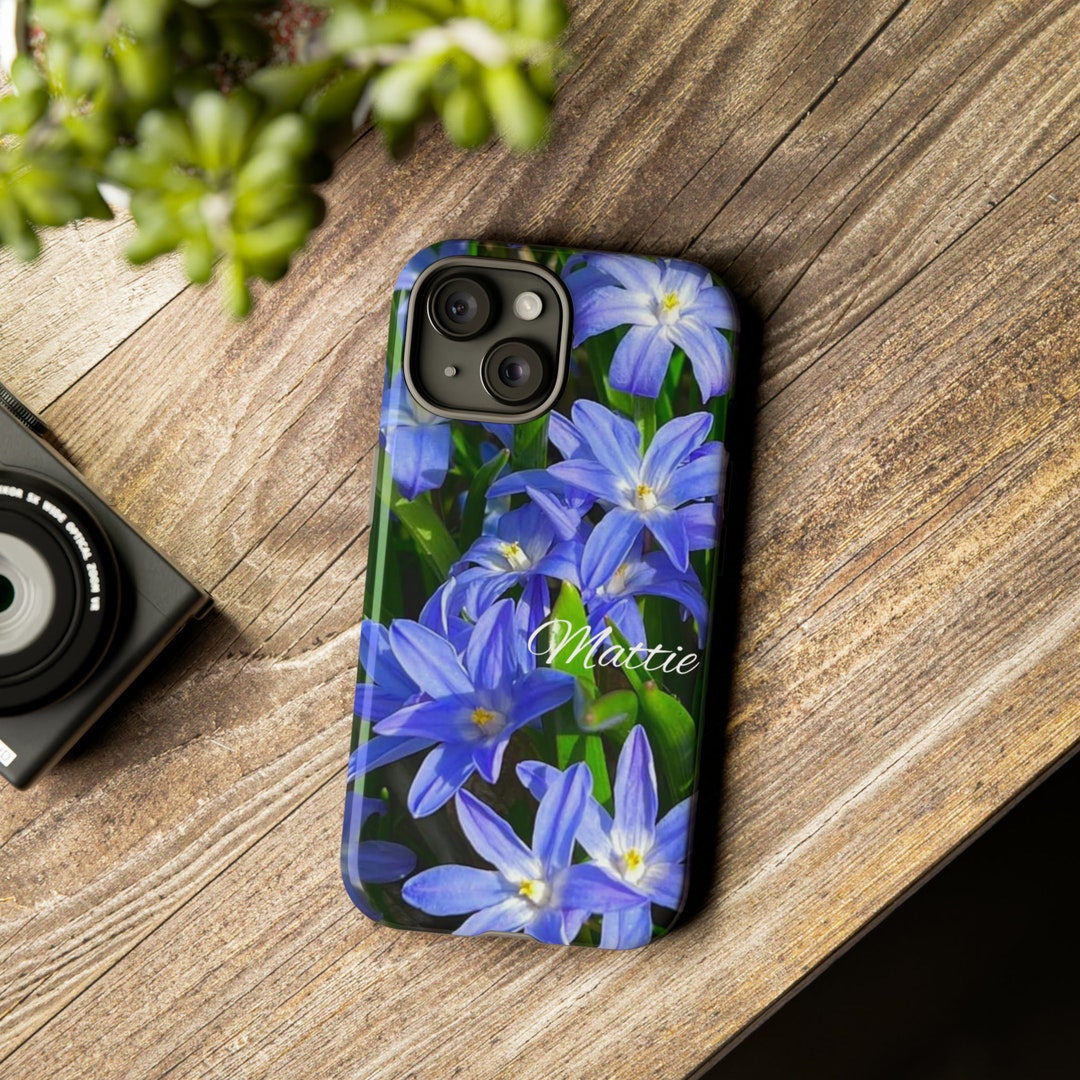 Custom Purple Wildflowers Phone Case Etsy