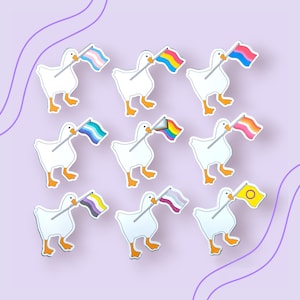 Individuele Pride Ganzen-stickers