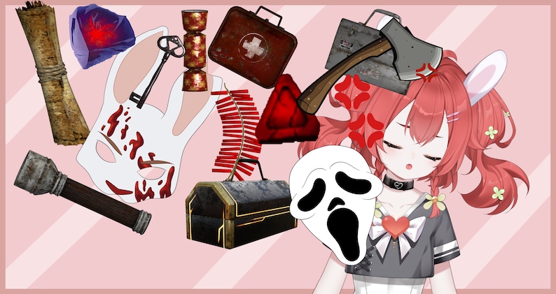 DBD| Throwables| Vtuber Throwables| T.I.T.S | Kawaii | 2D | 3D | Vtuber| - Etsy