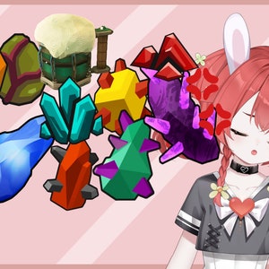 Vtuber Asset | Vtuber Throwables | Twitch integrated throwing system | Deep rock galactic | DRG | Dwarf | Kawaii |ores | beer | t.i.t.s |