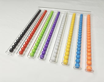 Acrylic Marble Run Track: Colorful Marble Race Game