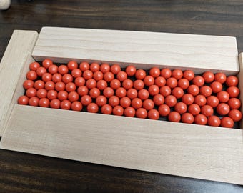 16mm Red Plastic Marble Run Balls: Unbreakable Kids Toy