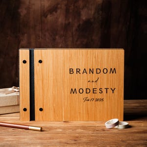 Elegant Wedding Guest Book Instant Photo Booth Album for Wedding