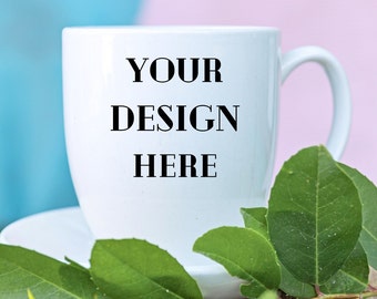 White Mug Mockup - 11oz Coffee Mug Mockup - Mug Mockup - Model Mockup - Cozy Mug Mockup - Studio Mug Mockup - Digital File