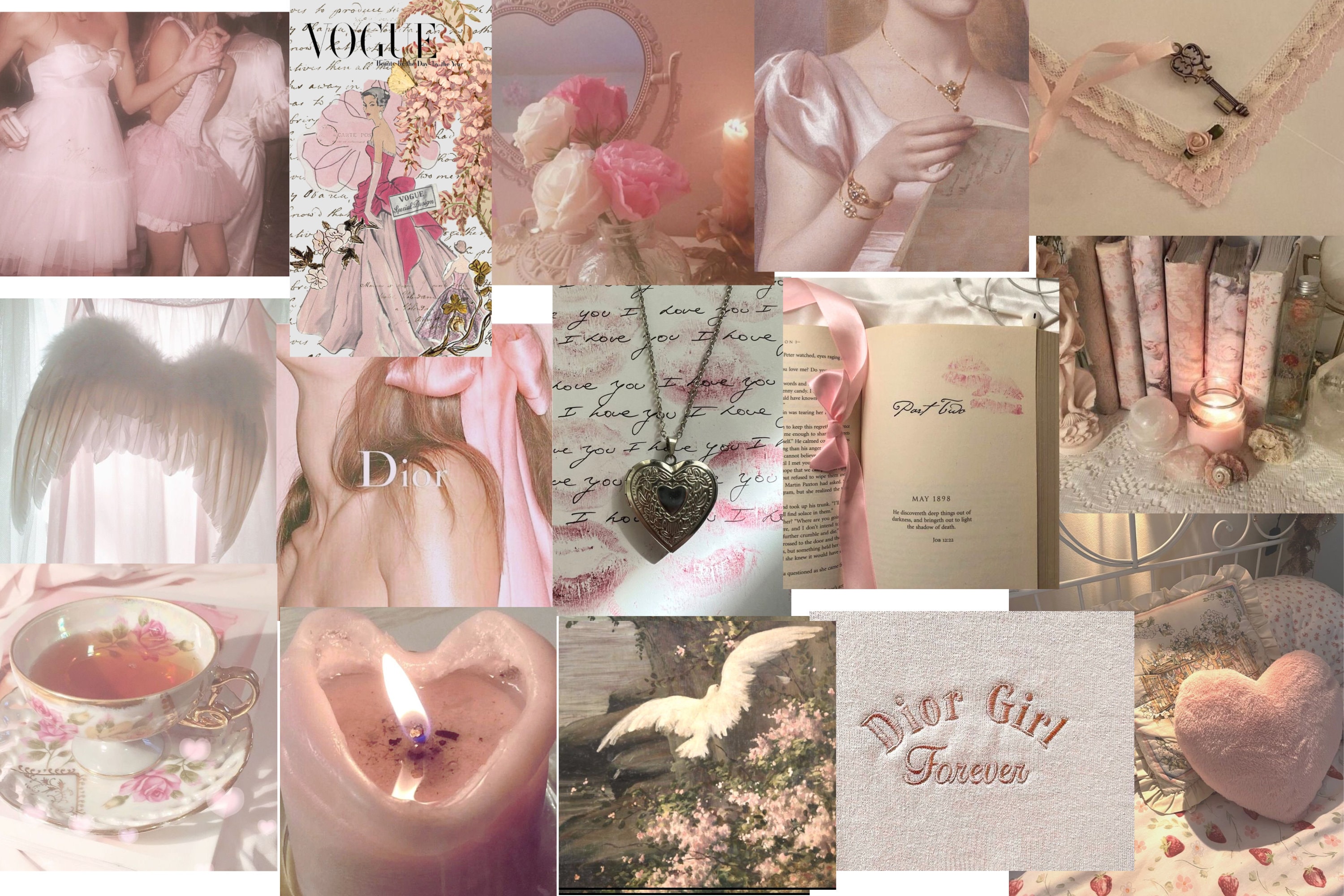 Coquette Aesthetic Wall Collage, Coquette Room Decor, Soft Girl, Princess,  Fairycore Posters, College Apartment Printables -  Sweden