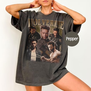 Wolverine Comfort Color T-Shirt, Superhero Homage Movie Shirt, Wolverine Boyfriend Girlfriend Gift Shirt, Superhero Movie Sweatshirt
