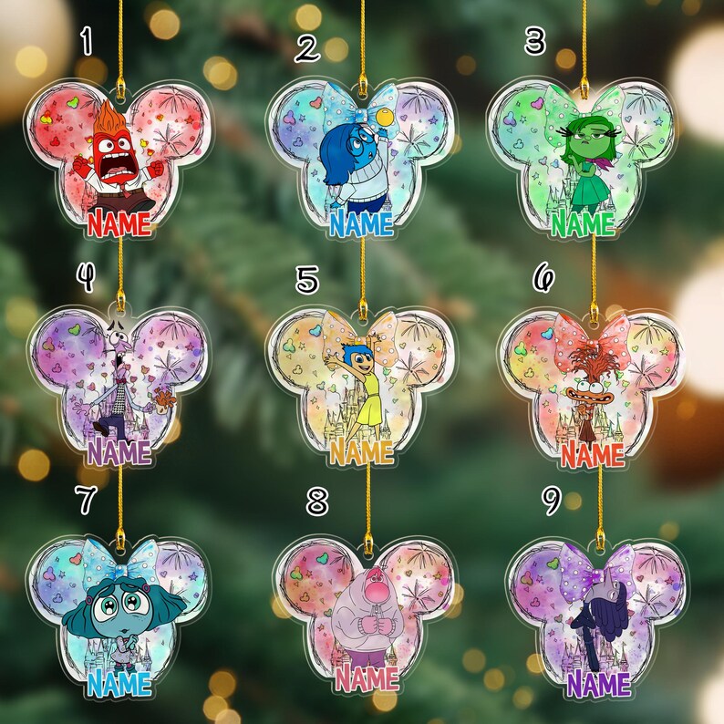 Personalized It's Okay to Feel All the Feels Matching Ornament, Inside