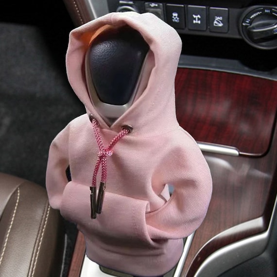 Gear Shift Hoodie Cover Car Interior Funny Shifter Knob Cover Gear