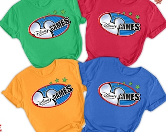 Channel Game T-Shirt, Mouse Ears Gaming Shirt, Magic Trip Kingdom Family Matching Shirt, Game Channel Tour Friend Vacation Group Tee Disney