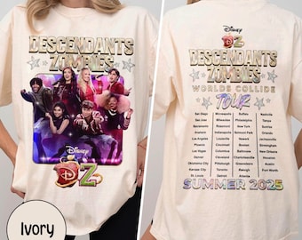 Descendants Zombies 4 World Collide Comfort Color T-shirt, Zombies