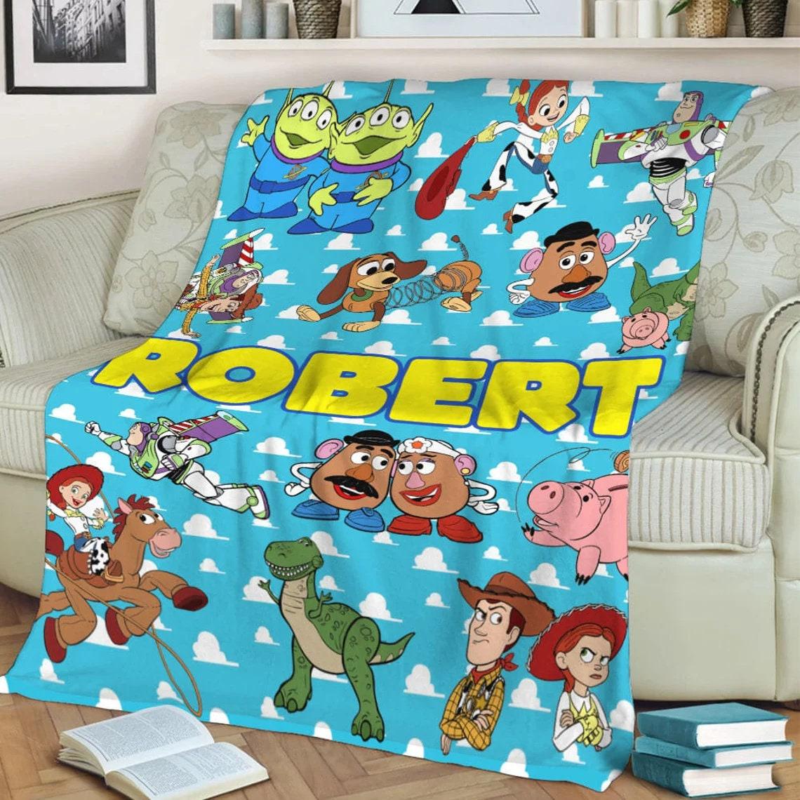 Discover Personalized Toy Blanket, Custom Toy Birthday Blanket, Christmas Gift For Kids Decor