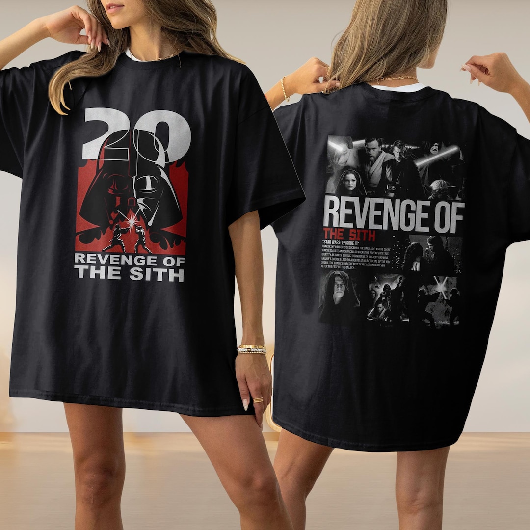 Disney Revenge of the Sith Starwars 20th Anniversary Shirt