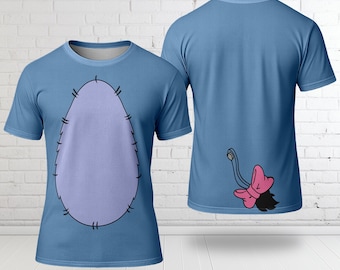 Funny Eeyore Donkey 3D Costume Shirt, Halloween Costume For Family Group T Shirt, Winnie The Pooh Family Trip And Event Tee, Gift For Kids