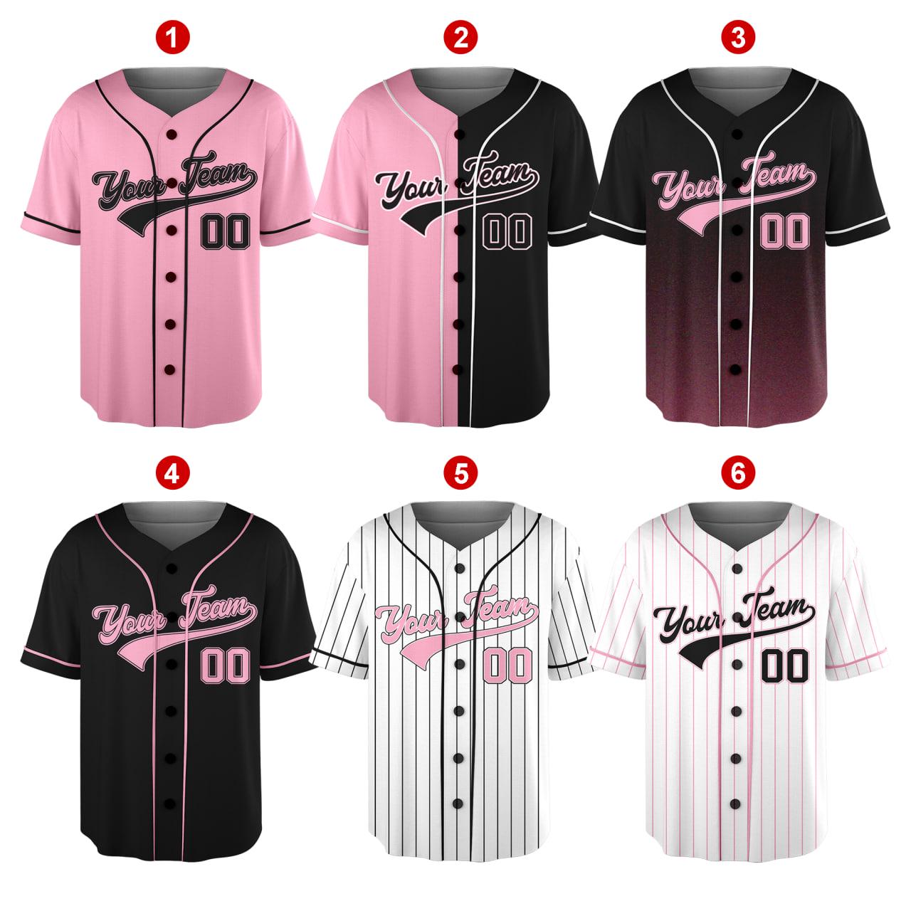 Custom Team Name Number Baseball Jersey, Custom Baseball Jersey