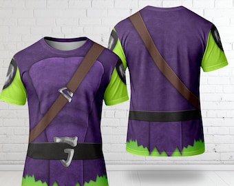 Green Goblin Costume T-Shirt, The Amazing Spider Man Character All Over Print Shirt, Green Goblin Cosplay Costume Tee, Halloween 3D T-Shirt