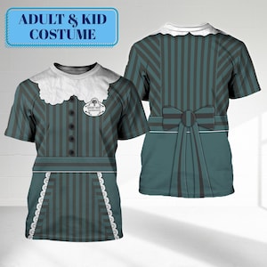 Haunted Mansion Costume Shirt, Maid Haunted Mansion Halloween Costume For Family Group T shirt, Horror Halloween Costume Tee