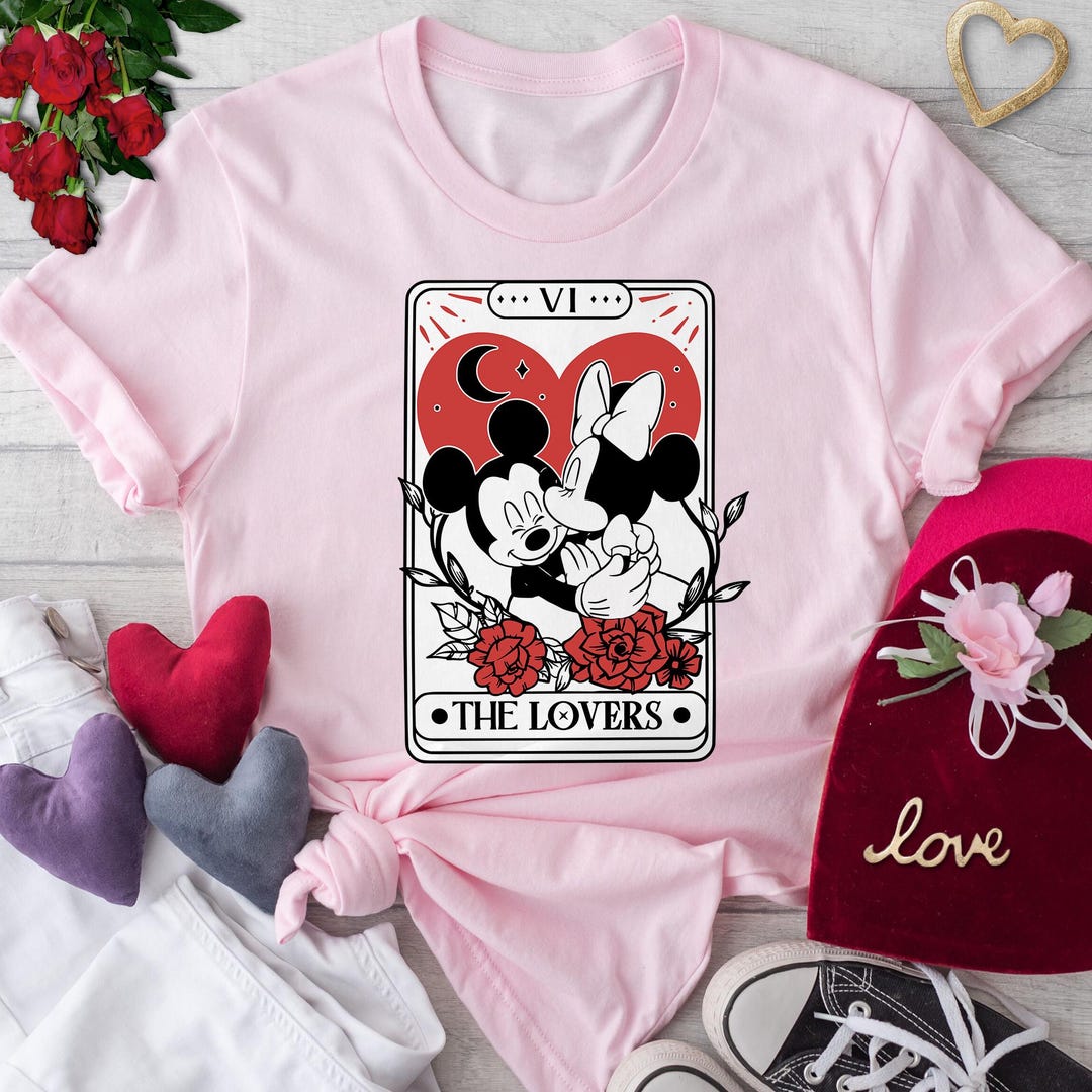 Couple Valentines Shirts Mickey And Minnie Love Shirt, Mickey And