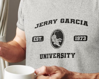 Jerry Garcia University Shirt Grateful Dead T-Shirt Shakedown Street DeadHead Shirt