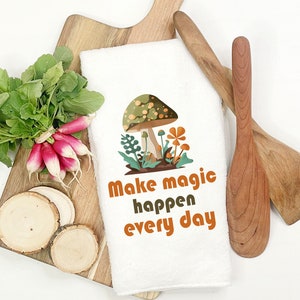 Mushroom Kitchen Decor Mushroom Gift Kitchen Towel Mushroom TowelBridal Shower Gift Wedding Shower Gift Housewarming Gift Mother' s Day Gift