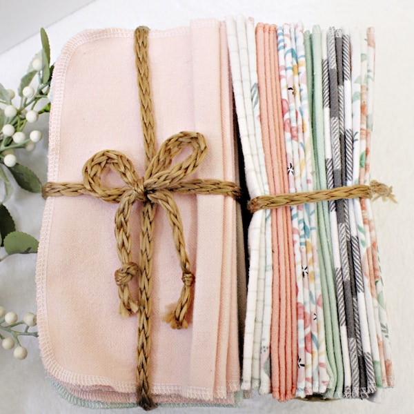 Washable Baby Wipes, Eco Friendly Cloths, Reusable Baby Cloths, Cloth Baby Wipes, Washable Napkins, Cloth Baby Wipes, Cloth Diaper Wipes