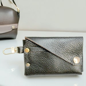 Llavero cartera muñeca cordón llavero pulsera cuero llavero pulsera llavero con cartera llavero personalizado pulsera de cuero grande