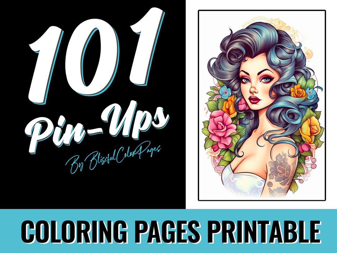 101 Pin up Girl - Printable Anime Pin up Girls Coloring Pages ...