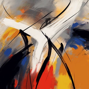 Dazzling Harmonies: Explore our Mesmerizing Collection of Vibrantly Colored Abstract Paintings on Etsy