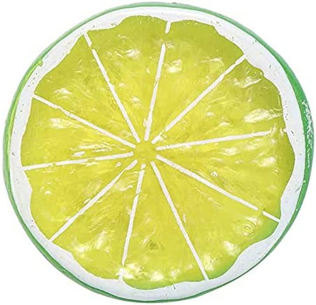 Realistic Faux/fake Lime Slices, Lime Tier Display, Artificial Lime